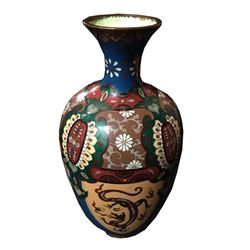 19thc Japanese Meiji Cloisonne Cabinet Vase