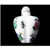Image 3 : Chinese Hand-Painted Porcelain Floral Melon Snuff Bottle