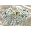 Image 2 : 11mm White Shell Pearls 52" Rope Necklace, Magnetic Clasp