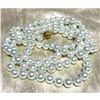 Image 4 : 11mm White Shell Pearls 52" Rope Necklace, Magnetic Clasp