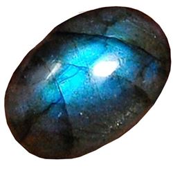 18.60cts Natural Blue Labradorite Oval Cabochon Gemstone