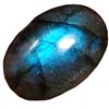 Image 1 : 18.60cts Natural Blue Labradorite Oval Cabochon Gemstone
