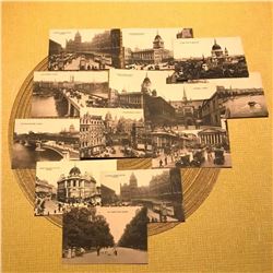Early 1900's Edwardian, London England Sepia Grand Tour Postcards