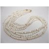 Image 1 : Multi-Strand Freshwater Baroque Pearl 20" Necklace