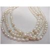 Image 3 : Multi-Strand Freshwater Baroque Pearl 20" Necklace