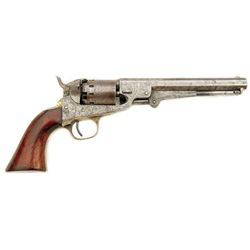 Engraved Manhattan Firearms Navy Model Percussion Revolver