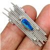 Image 1 : Brutalist Abstraact Australian Opal Sterling Silver Pendant