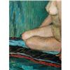 Image 7 : 20thc Signed Japanese Impressionist Oil Painting, Nude Study