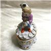 Image 4 : 19thc Victorian Porcelain Conta Boehme Fairing Box, Little Boy & Dog