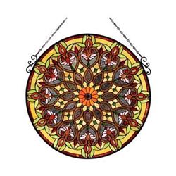 Victorian Tiffany Style Stained Glass Hanging Window