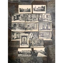 Early 1900's Grand Tour Postcards, Chateau de Malmaison, Paris France, Napoleon