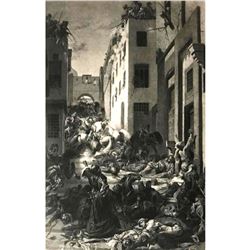 19th Century Photogravure Print, Massacre Of The Marmelukes