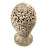 Image 2 : Hand-carved Elephant Theme Pierced Stone Egg