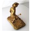 Image 4 : Late 19thc Victorian Gold Gilded Bronze Figure of a Squire, Country Gentleman