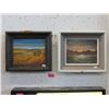 Image 1 : 2 Original Oil Paintings - 14" x 12" framed