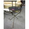 Image 1 : Foldable Tripod Table with Stone Top