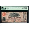 Image 1 : 1857 $1 Omaha Obsolete Scrip Note PCGS 63PPQ