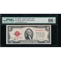 1928F $2 Legal Tender Note PMG 66EPQ
