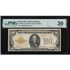 Image 1 : 1928 $100 Gold Certificate PMG 30
