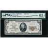 Image 1 : 1929 $20 Napa National Bank Note PMG 65EPQ