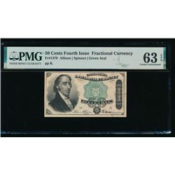 50 Cent Fourth Issue Fractional Note PMG 30EPQ