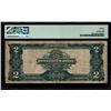 Image 2 : 1899 $2 Mini Porthole Silver Certificate PMG 15