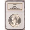 Image 1 : 1923 $1 Peace Silver Dollar Coin NGC MS66