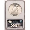 Image 2 : 1923 $1 Peace Silver Dollar Coin NGC MS66