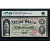 Image 1 : 1862 $5 Legal Tender Note PMG 40