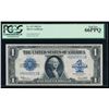Image 1 : 1923 $1 Silver Certificate PCGS 66PPQ
