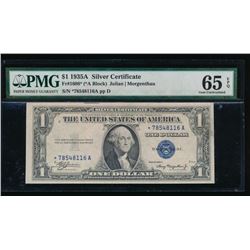1935A $1 Silver Certificate STAR Note PMG 65EPQ