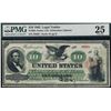 Image 1 : 1862 $10 Legal Tender Note PMG 25
