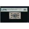 Image 1 : 10 Cent Third Issue Fractional Note PMG 64