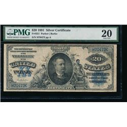 1891 $20 Silver Certificate PMG 20