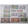 Image 2 : Banka e Shtetit Shqiptar. 1957-1976. Lot of 12 Specimen & Issued Notes.