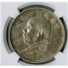 Image 2 : Republic, Yr. 10 (1921), Dollar, AU Details with note of Chopped Marked, cleaned with attractive mot