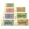 Image 2 : Theresienstat Concentration Camp / Ghetto Scrip, 1943, Set of 7 Notes
