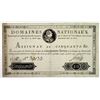 Image 1 : Domaines Nationaux 1792 First Issue Note