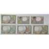 Image 2 : Banque de France. 1942-1945. Lot of 6 Issued Notes.