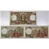 Image 1 : Banque de France. 1965-1967. Lot of 3 Issued Notes.