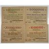 Image 1 : Reichsbahn-Hauptwerk, Witten, 1923. Notgeld lot of 4 Issued Notes.