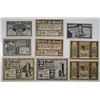 Image 1 : Brakel & Brake. 1921. Notgeld lot of 9 Issued Notes.