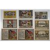 Image 2 : Brakel & Brake. 1921. Notgeld lot of 9 Issued Notes.