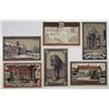 Image 2 : Lutherhalle (Lutherhaus) Wittenberg. 1922. Notgeld lot of 6 Issued Notes.