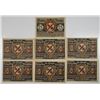 Image 1 : Naumburg. 1920. Notgeld Lot of 7 Issued Notes.