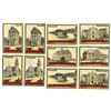 Image 2 : Wittenberge , Notgeld Lot of 10, 1920-23, 50pfg Notes Attractive Unc.