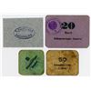 Image 2 : Scholven POW camp and other Assorted German Notgeld Issuers. ND (ca.1915-18) Quartet of POW Scrip.