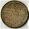 Image 2 : Saxony, 1904 E, 5 Mark, KM#1262, Choice AU to Uncirculated.