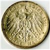 Image 2 : Wurttemberg, 1911 F, 3 Mark, KM#636, AU to Uncirculated