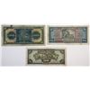 Image 2 : Bank of Greece. 1925-1932. Trio of Issued Banknotes.
